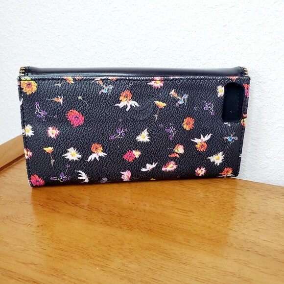Rebecca Minkoff Case Mate Folio Wristlet Leather Botanical Floral iPhone 6 - Picture 2 of 8